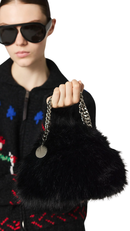 Falabella Mini Tote Bag in Black