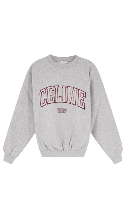 Cotton Sweatshirt in Gray