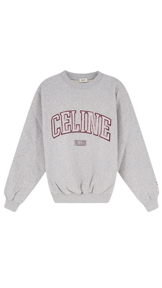 Cotton Sweatshirt in Gray