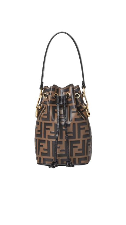 Mon Tresor in Brown Leather Mini-Bag