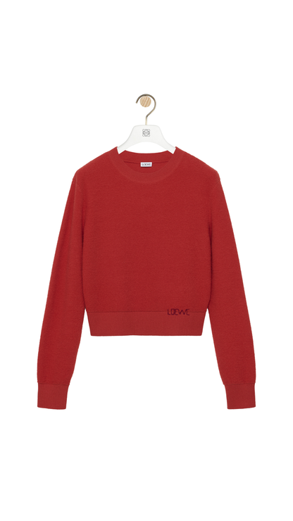Sweater in Red Wool
