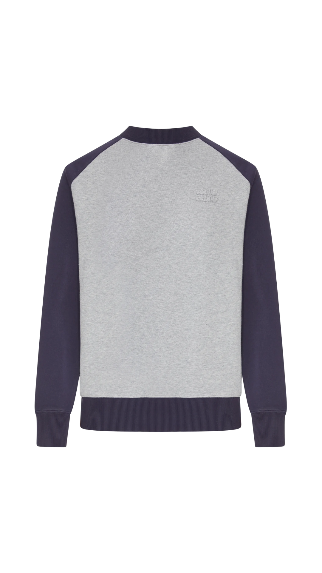 Jersey T-Shirt in Grey / Blue