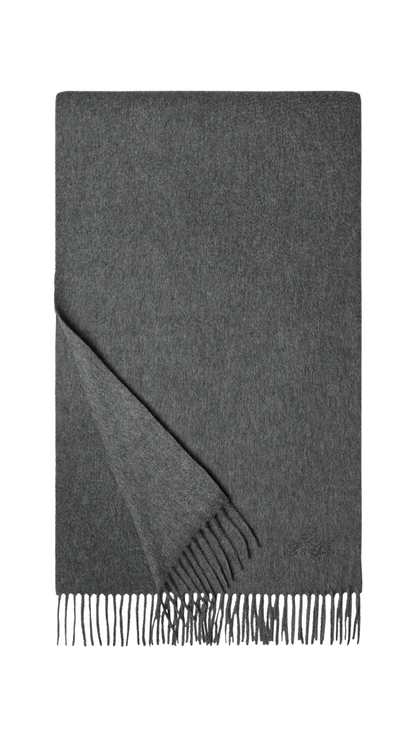 Grande Unita Scarf Cashmere in Grey Melange