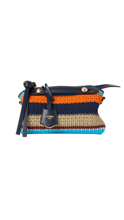 By The Way Soft Mini in Multicolor Raffia-Effect and Cotton Crochet Mini-Bag