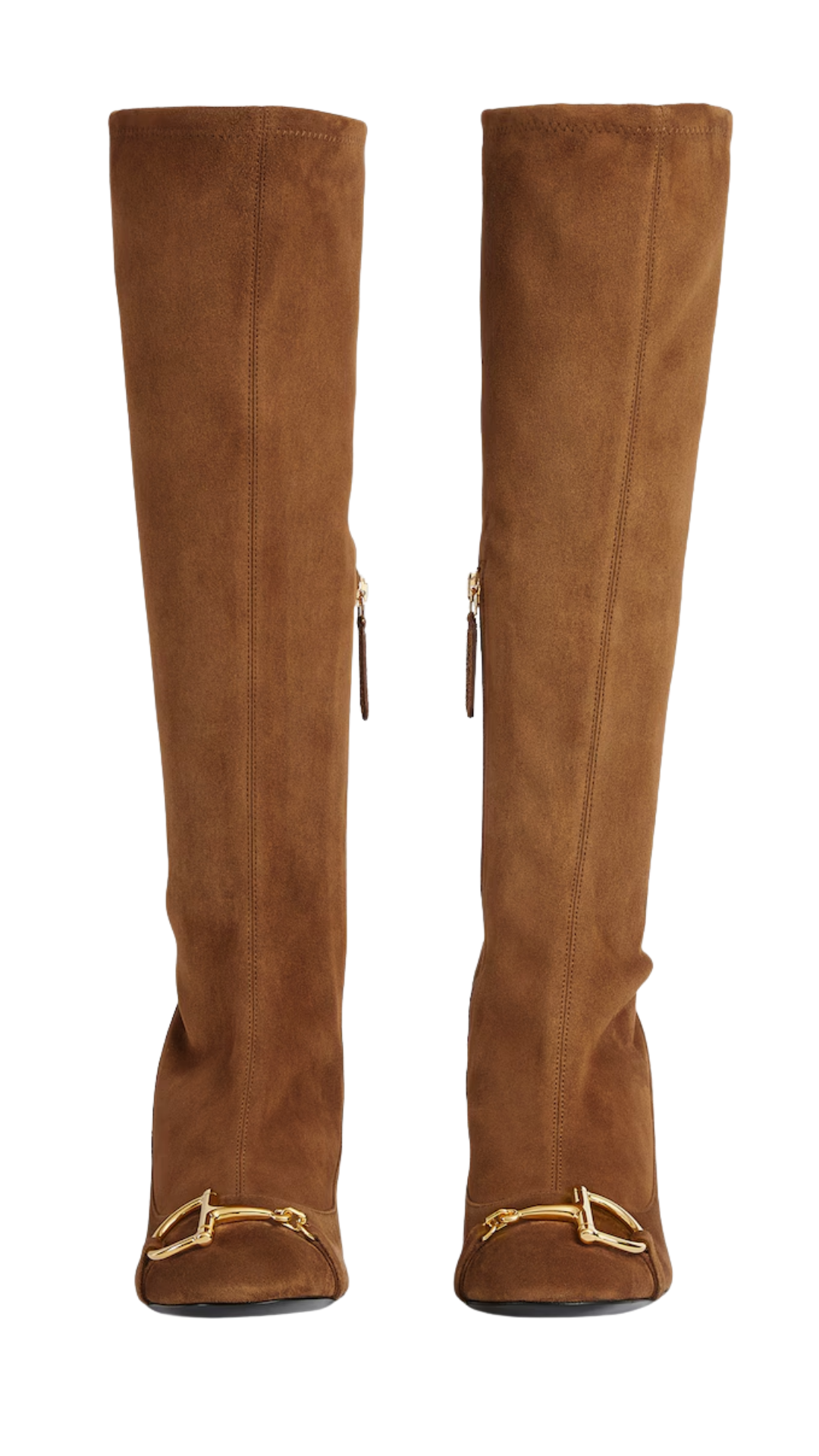 Women's Boot with Half Horsebit in Brown Suede