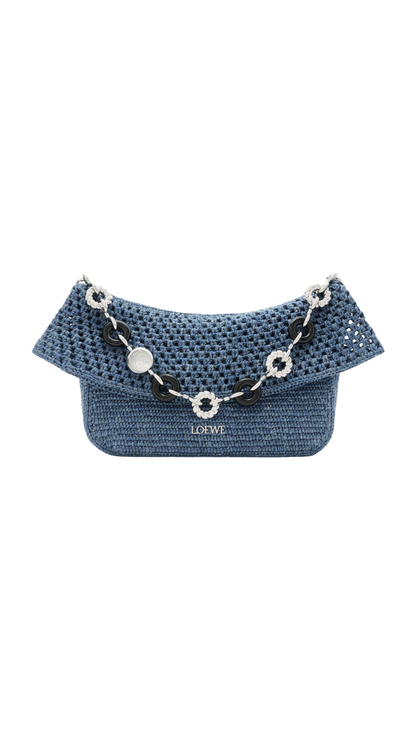 Medium Ola Bag in Denim Blue