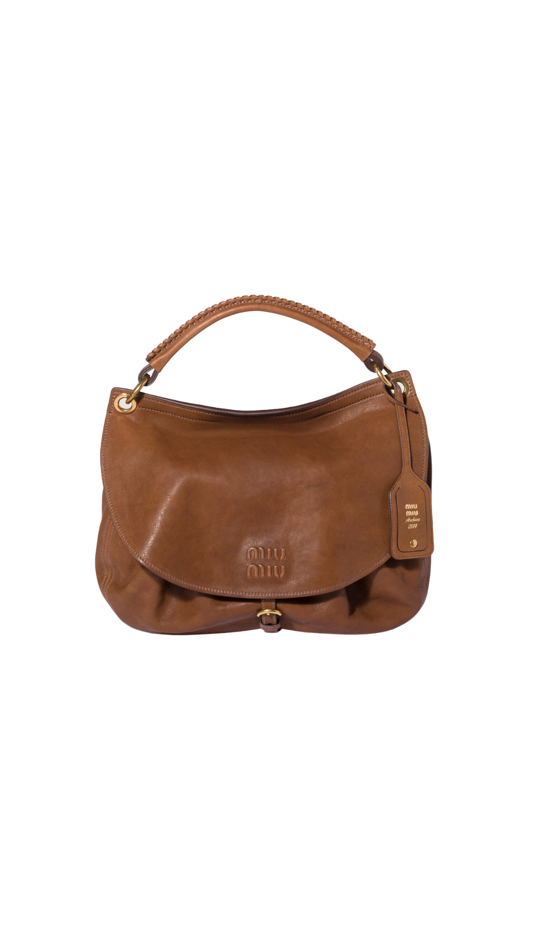 Rendez-Vous Leather Bag in Oak