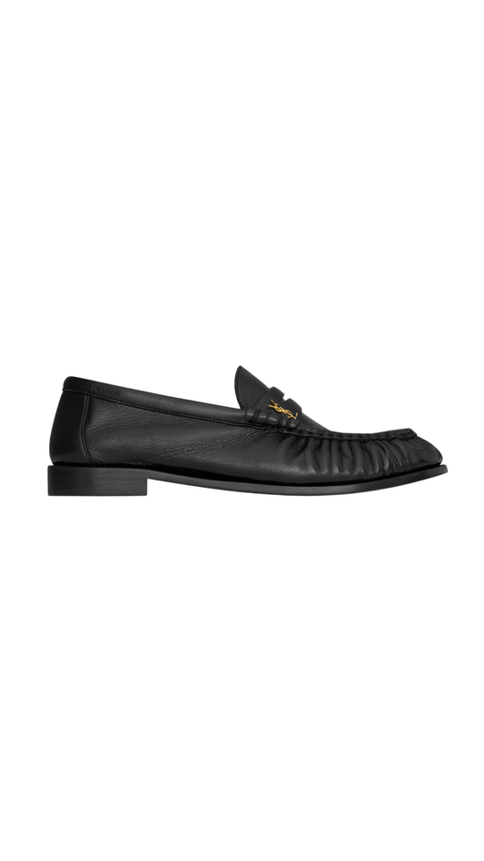 Le Loafer Supple in Black Shiny Leather
