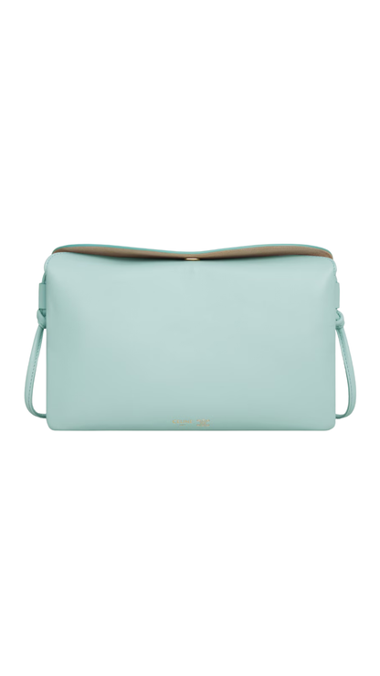 Trio Flap in Smooth Lambskin in Powder Blue