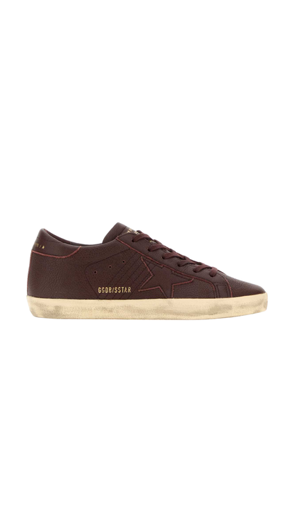 Super-Star in Dark Brown Leather with Leather Star