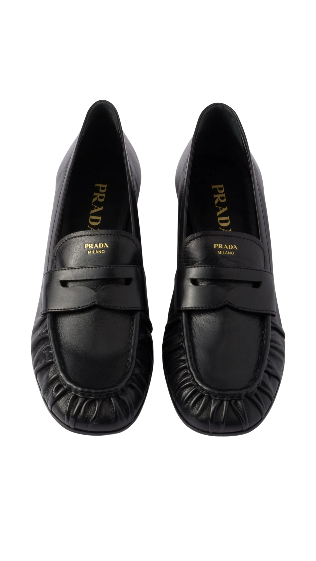 Leather Loafers in Black