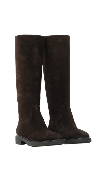 Ascott Boots in Moka Suede