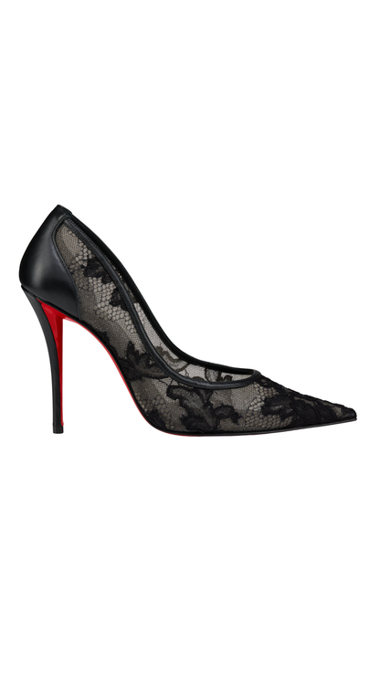 Miss Z Mesh in Mesh and lace - Black