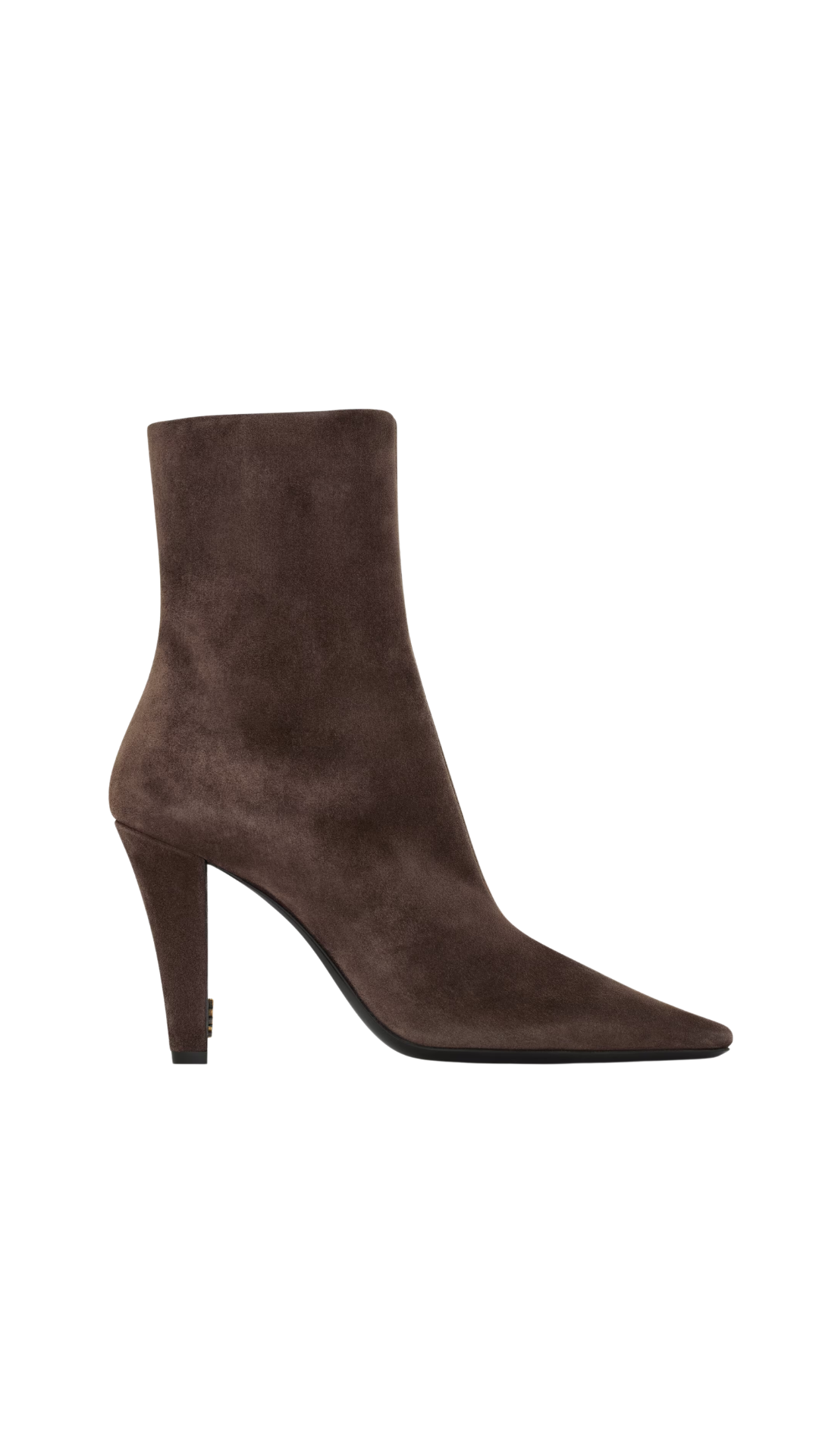 Jill Booties in Bear Brown Suede