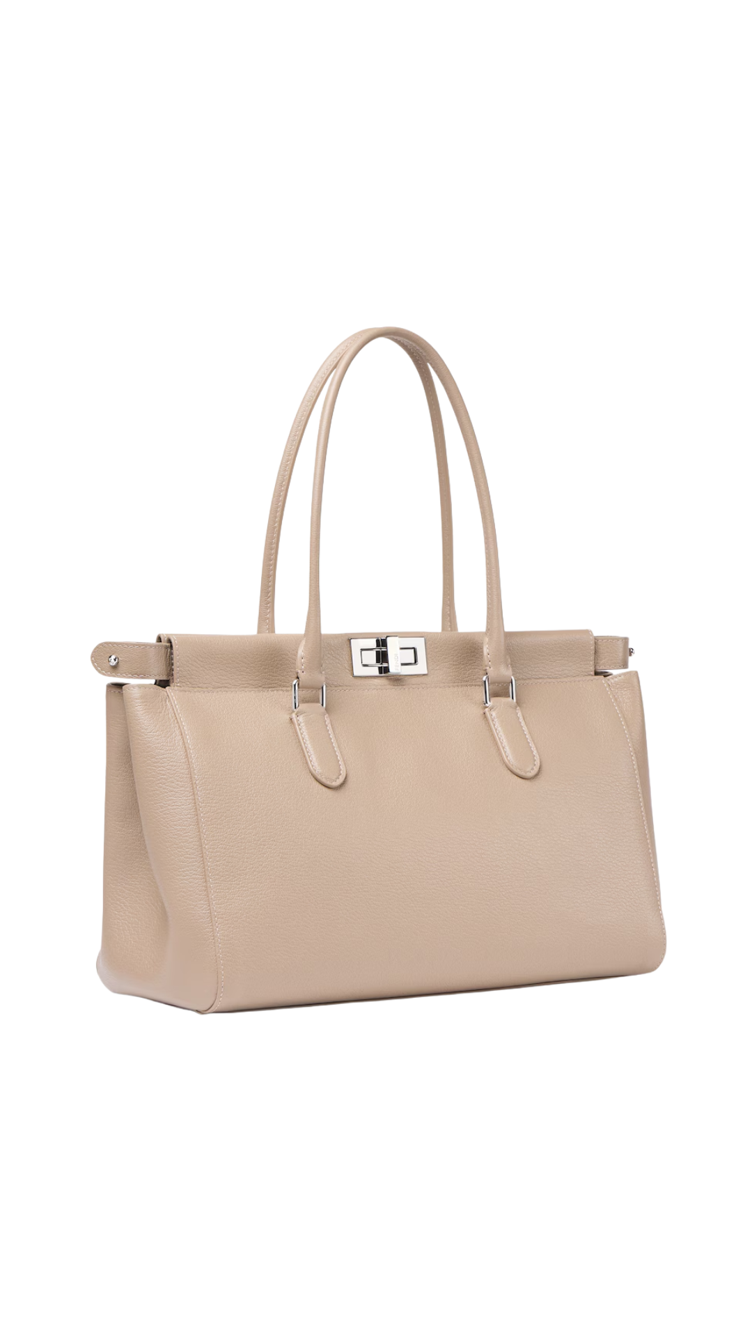 Peekaboo® Tote Small in Gray Leather Bag