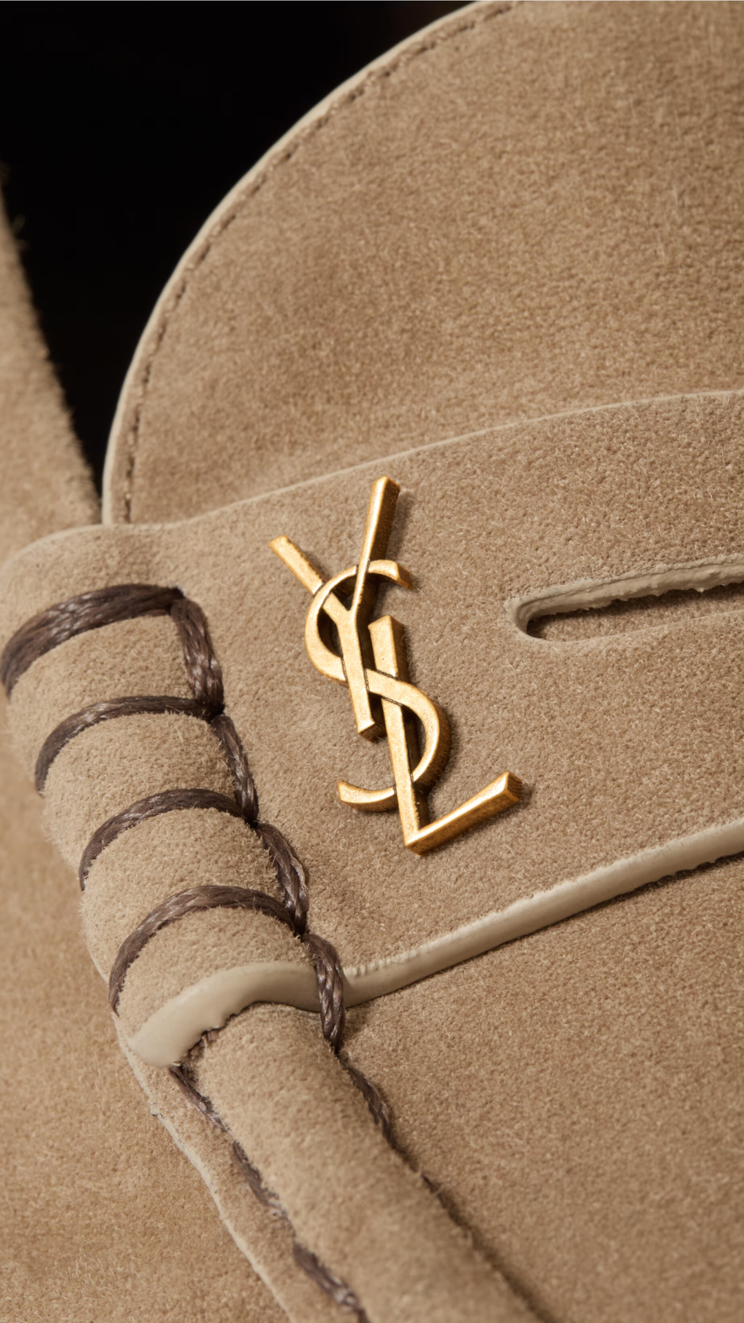 Le Loafer Supple in Nude Suede
