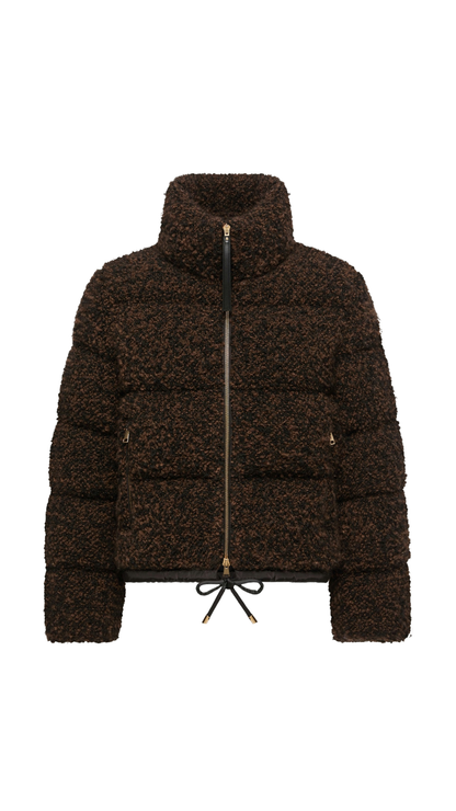 Trascendance Tweed Short Down Jacket