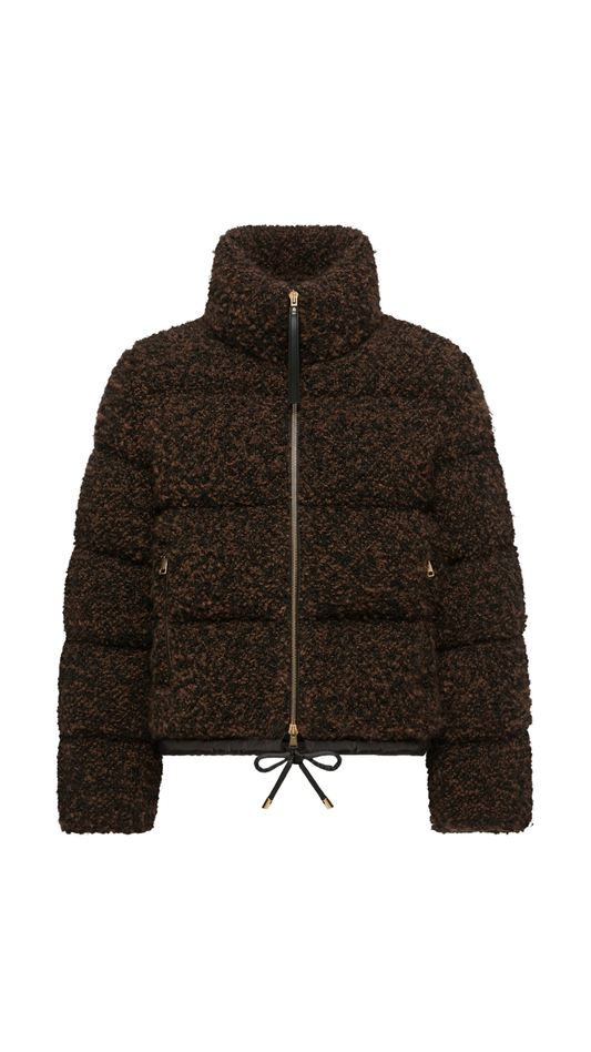 Trascendance Tweed Short Down Jacket