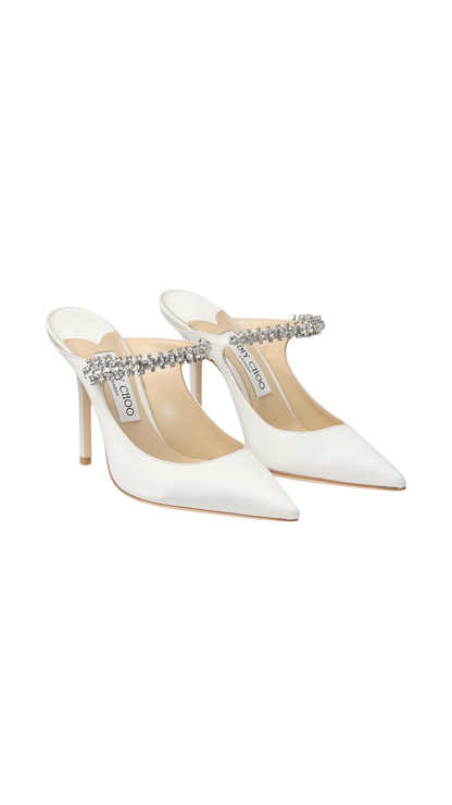 Bing 100 Ivory Satin Pumps
