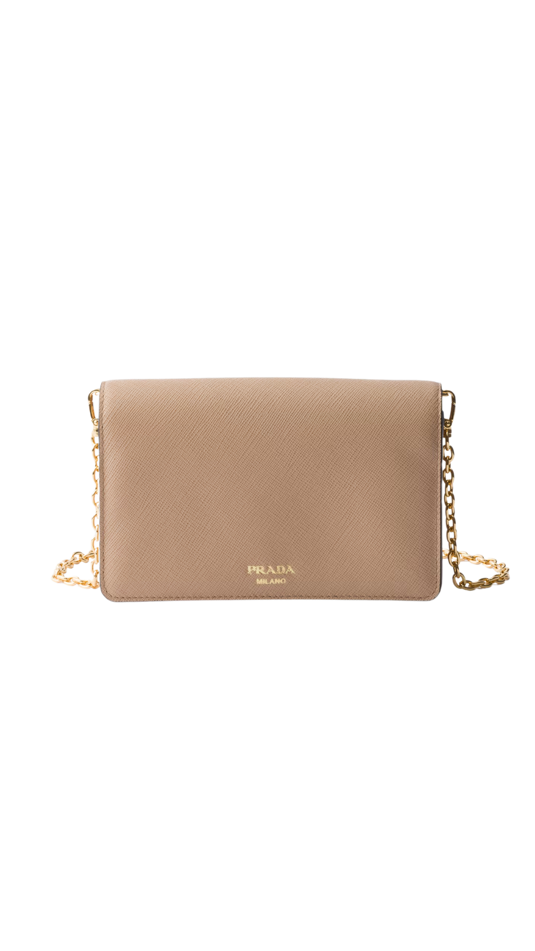 Saffiano Leather Mini-Bag in Cameo