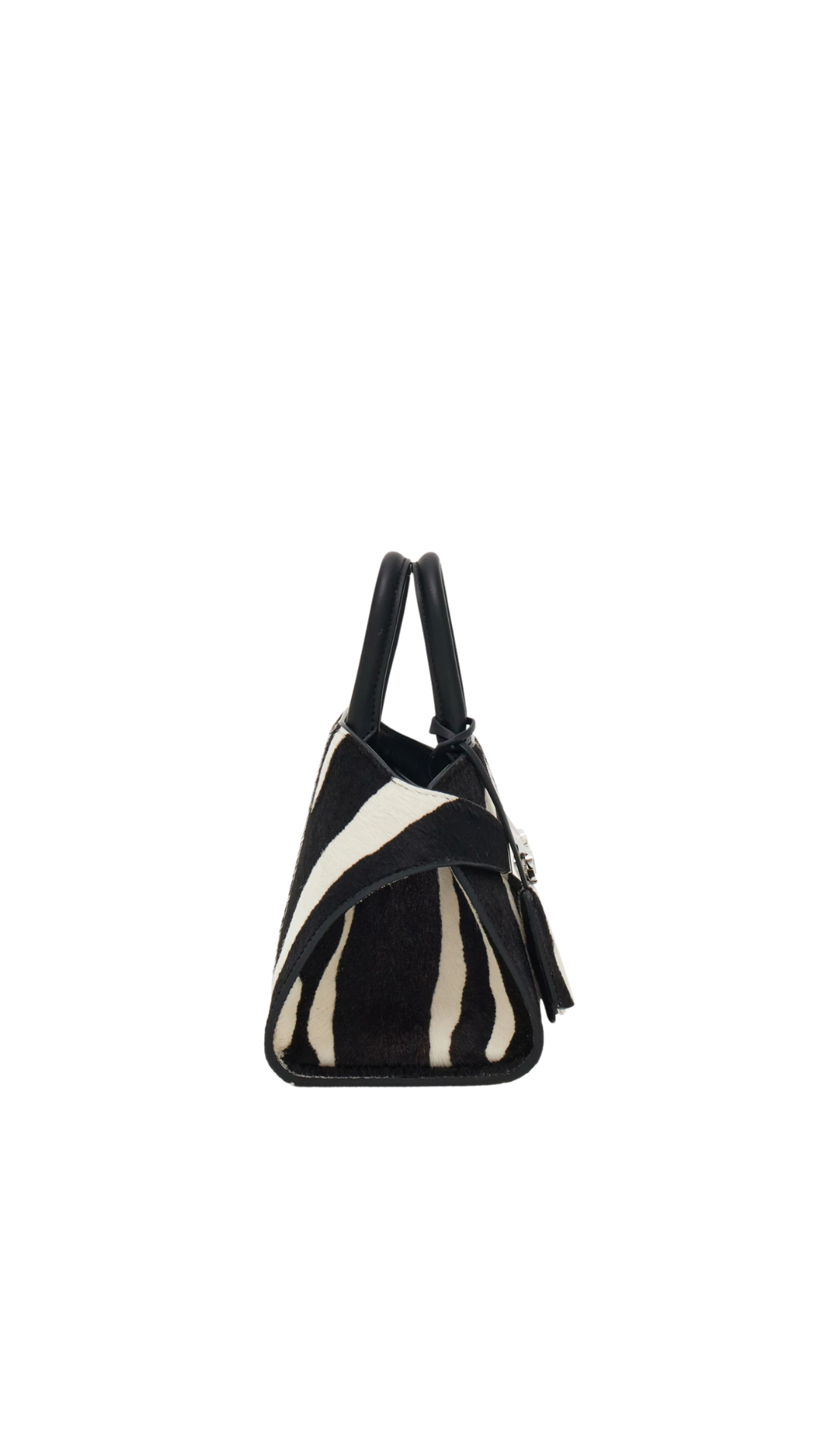 Hug Handbag Bicolor (XS) in White/Black