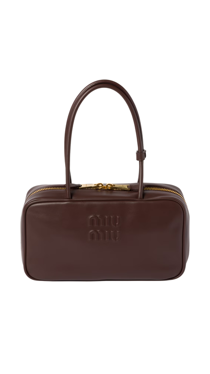 Beau in Briarwood Leather Top-Handle Bag
