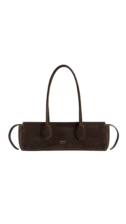 Donna Shoulder Bag in Ebano