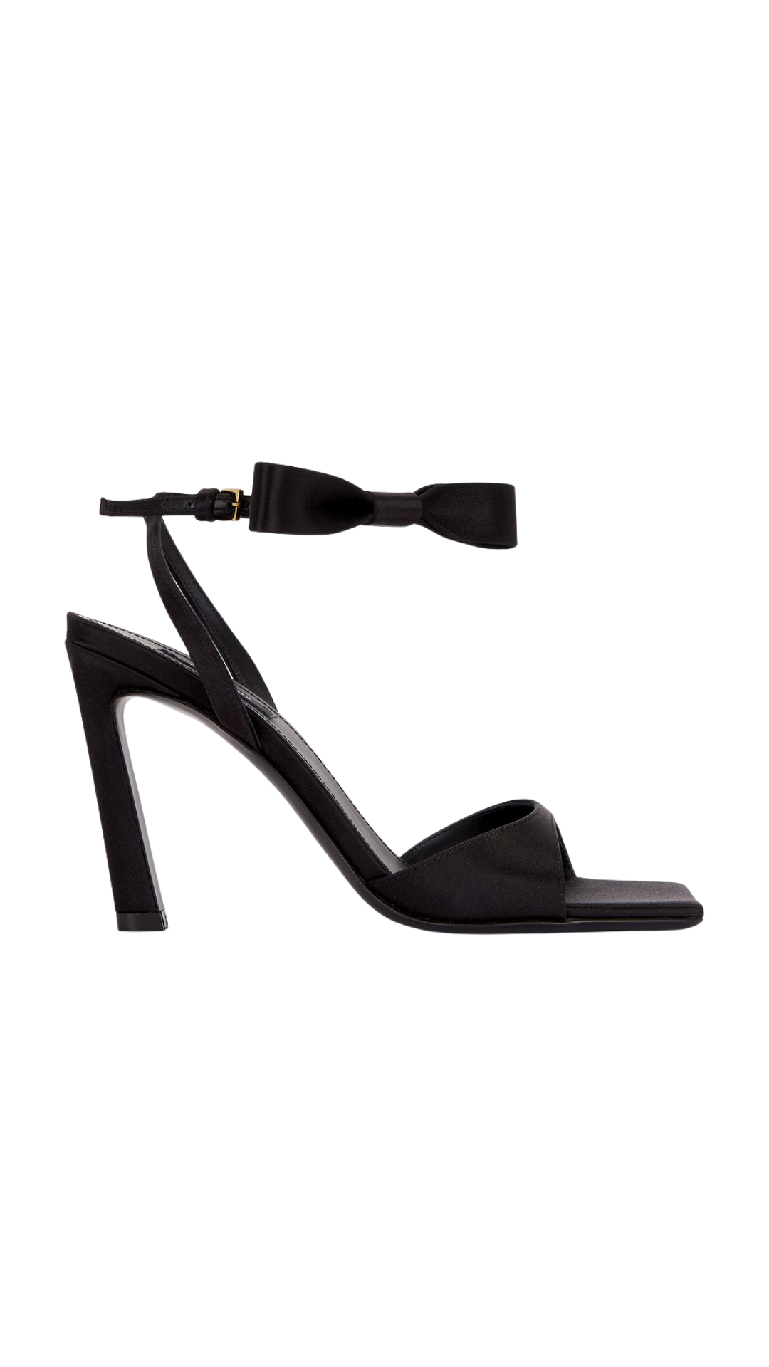 Nakecd Bow Sandal in Black