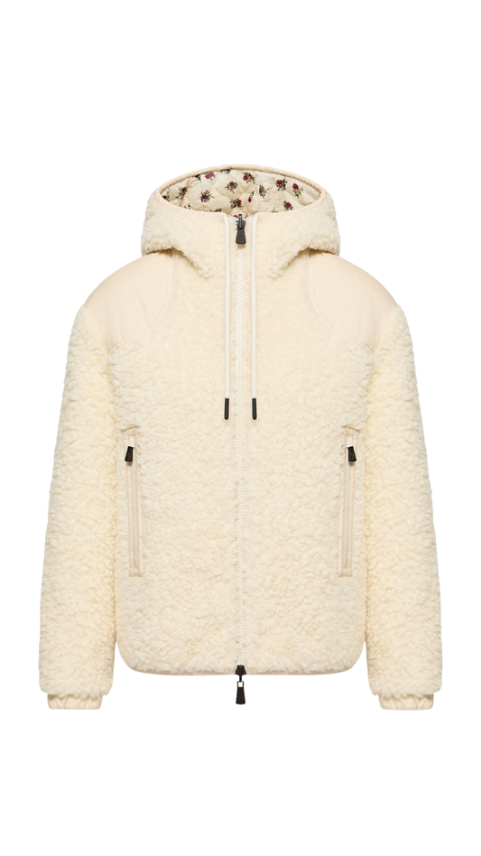 Reversible Padded Teddy Zip-Up Hoodie