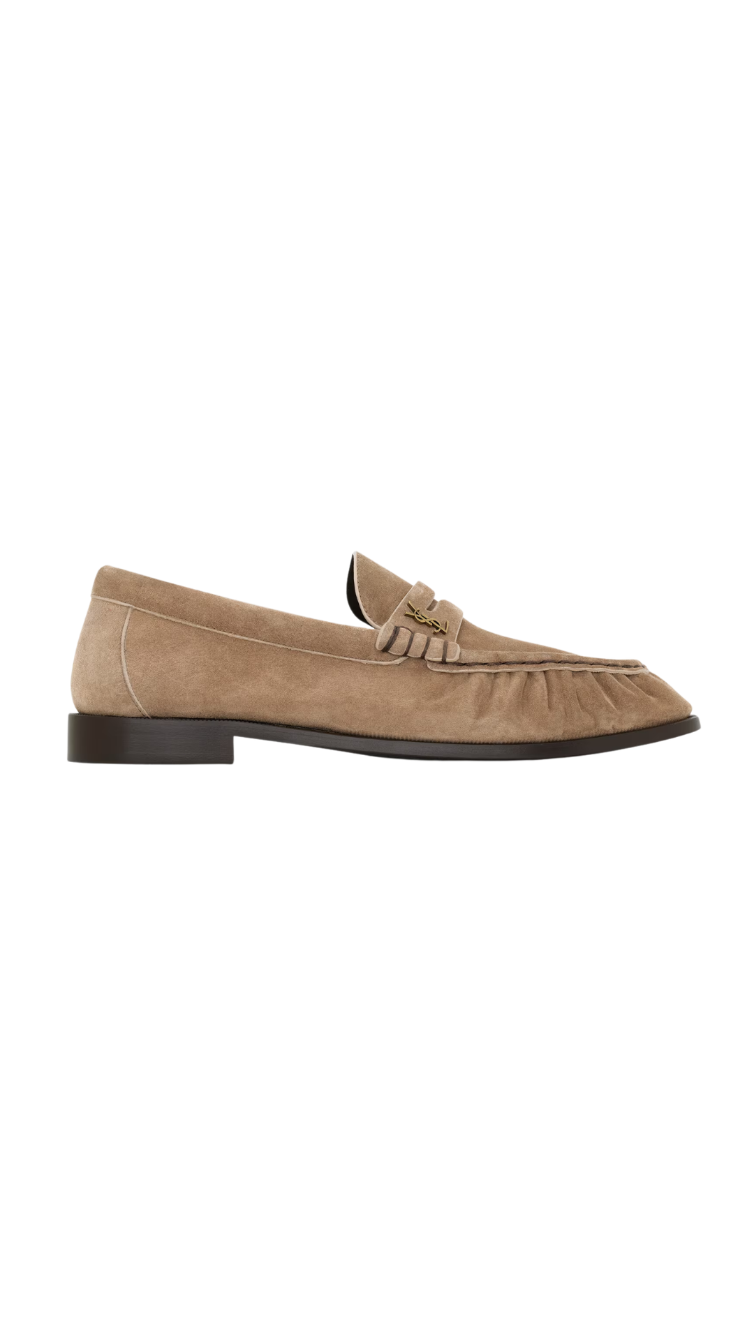 Le Loafer Supple in Nude Suede