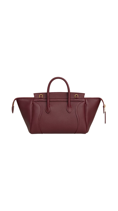 Little Luggage In Syrah Grained Calfskin