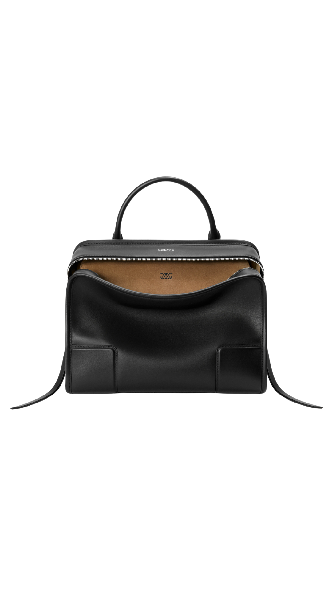 Large Amazona 180 Bag in Black Soft Calfskin