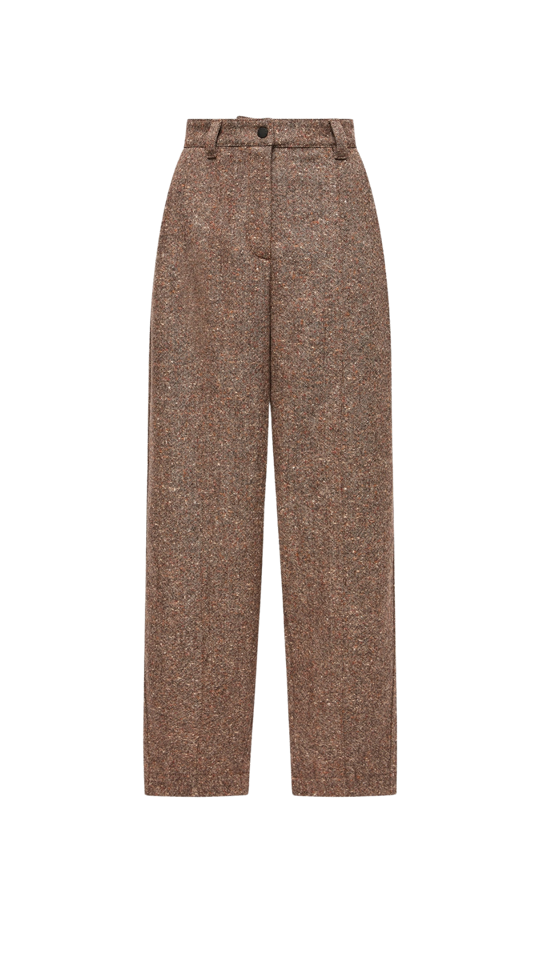 Straight-Leg Wool Pants