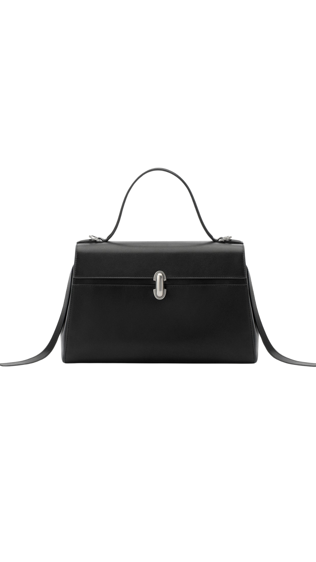 Soft Symmetry Bag In Black Calf