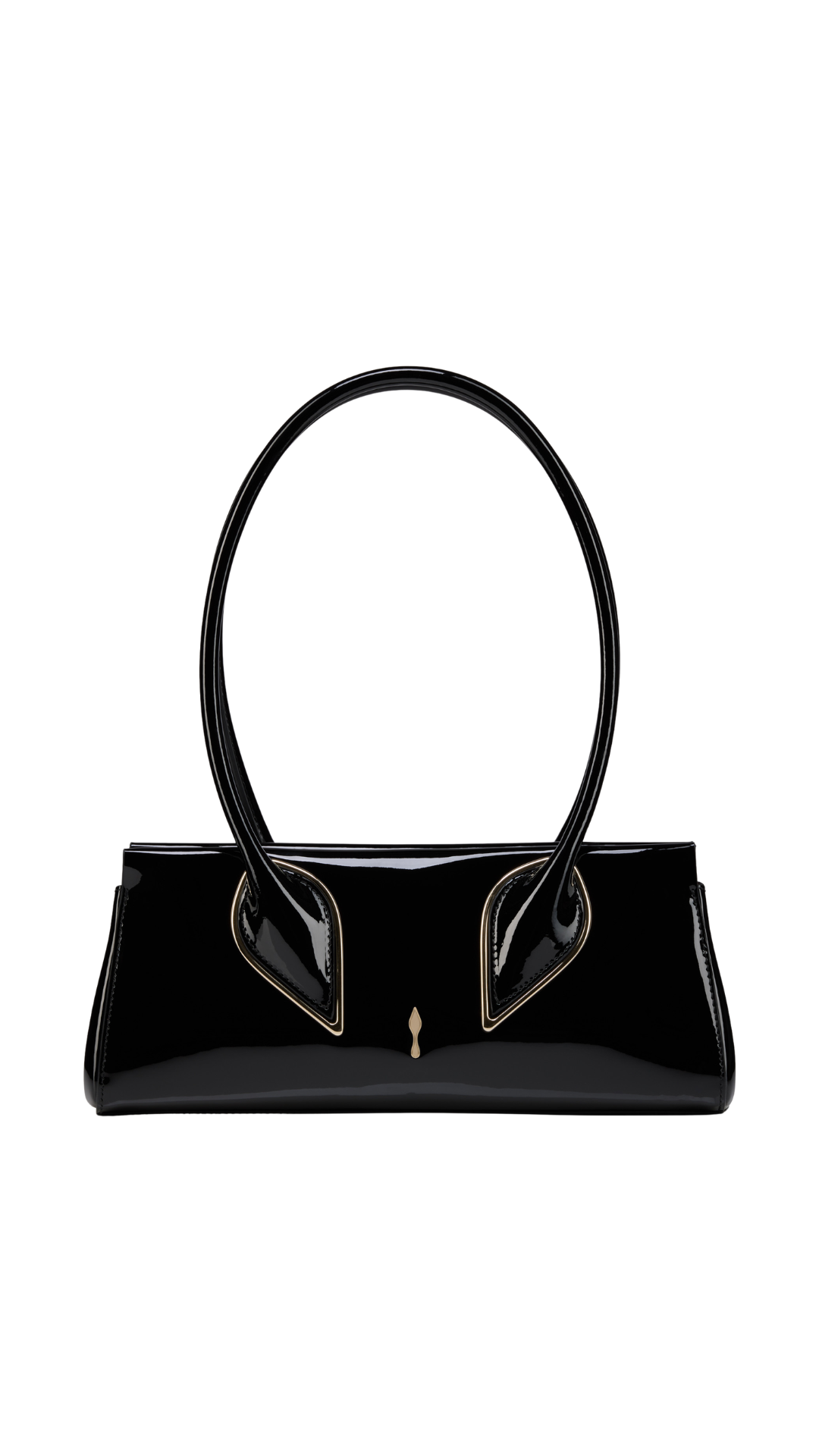 Venus Shoulder bag - Patent calf leather - Black