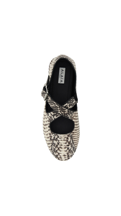 Criss Cross Ballet Flats in Ayers
