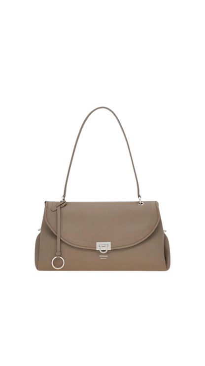 Sofia 2026 Shoulder Bag (M) in Warm Taupe