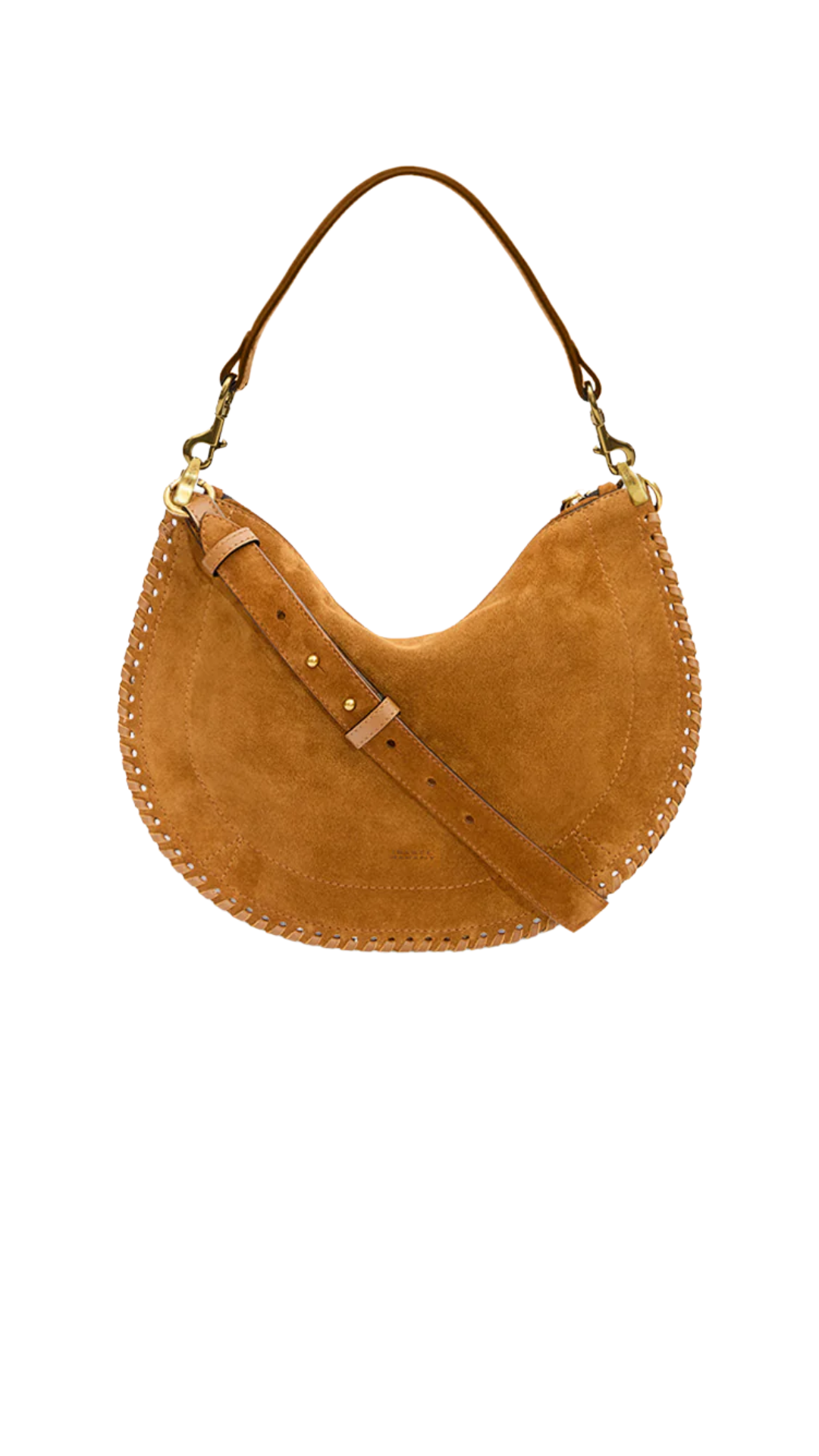 Oskan Zipped Bag in Cognac