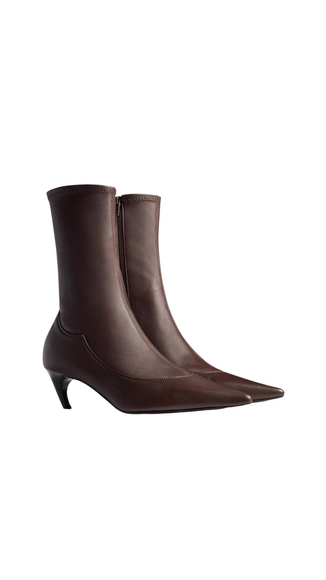 Valerie Mid-Calf Boot in Chocolate