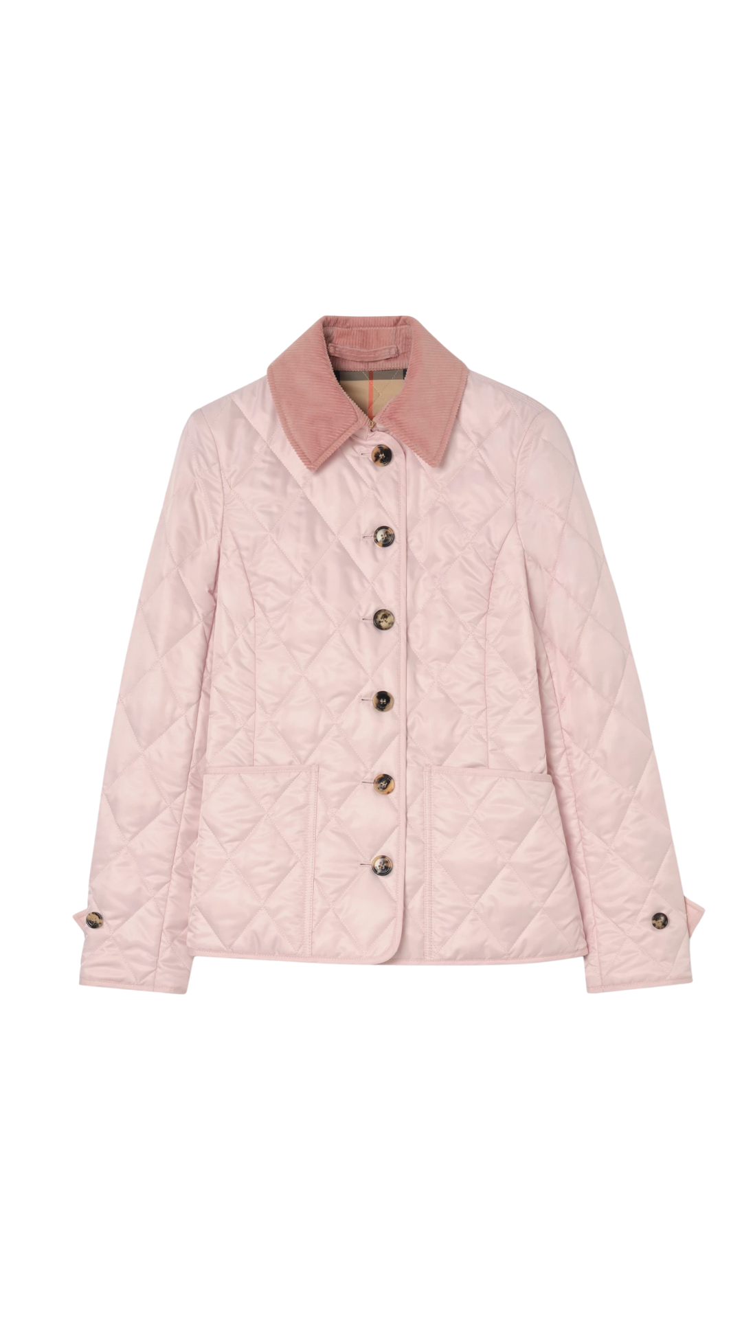 Quilted Fernleigh Jacket in Mallow Pink
