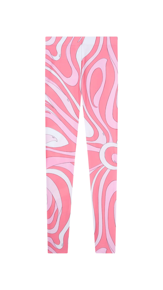 Marmo Print Leggings in Pink