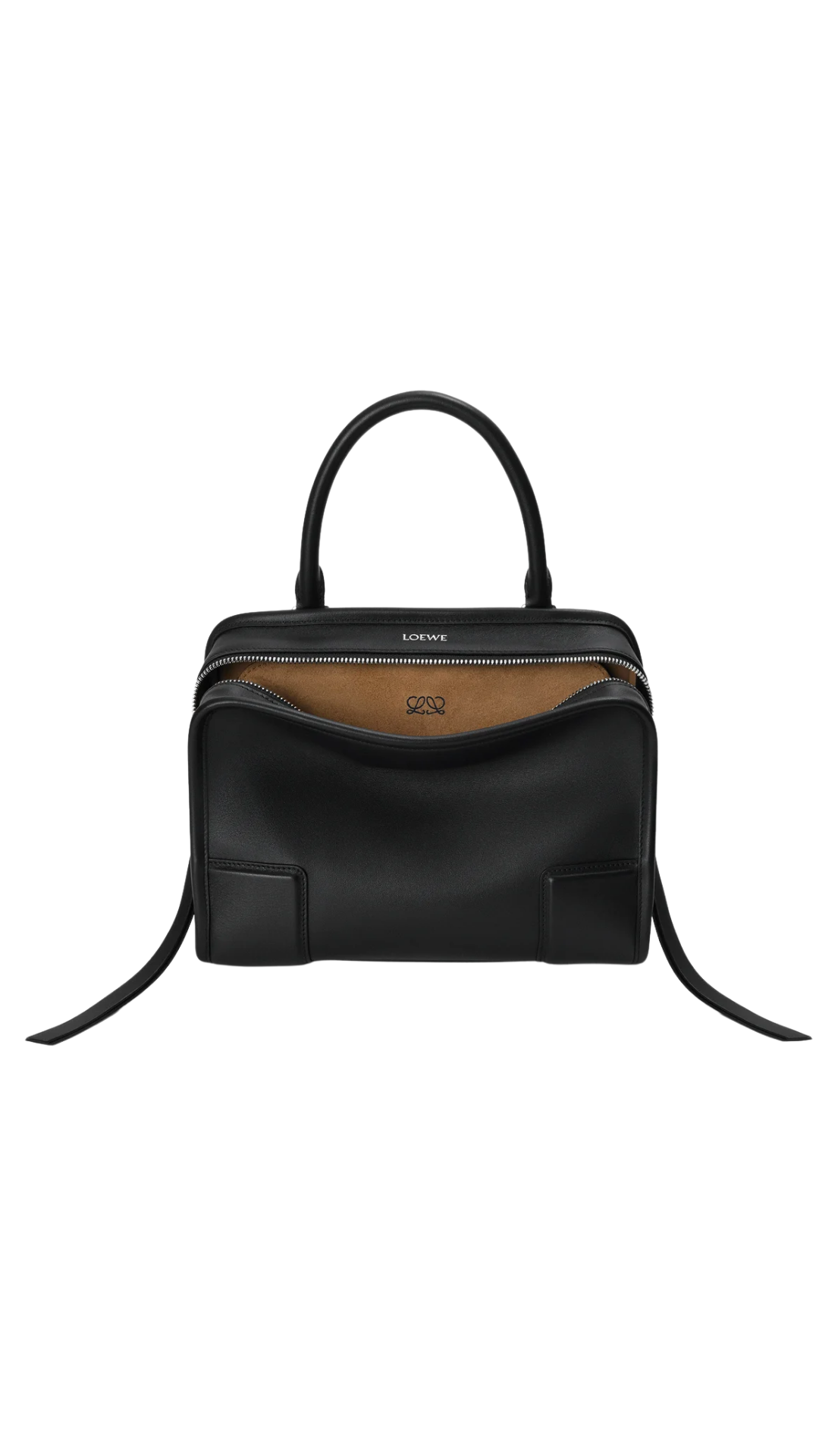 Small Amazona 180 Bag in Black Soft Calfskin