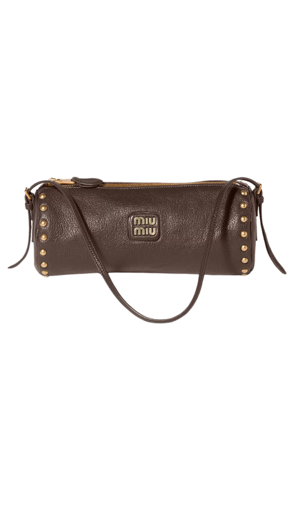 Leather Pouch in Mahoghany