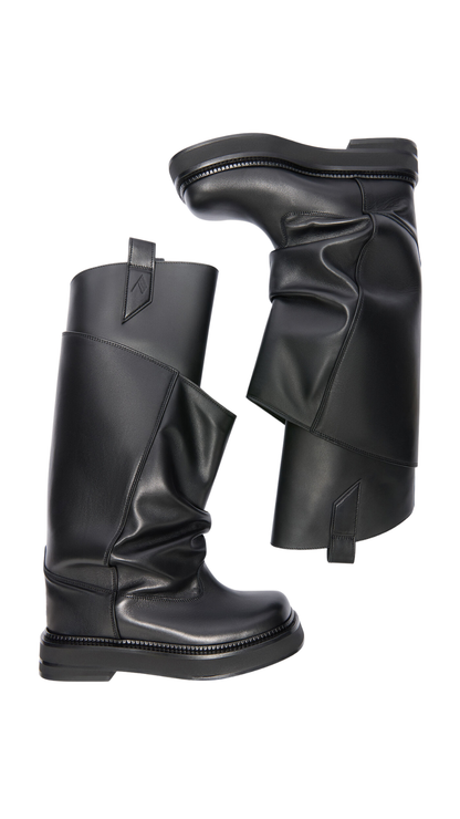 Robin Passeggiata in Black Combat Boot