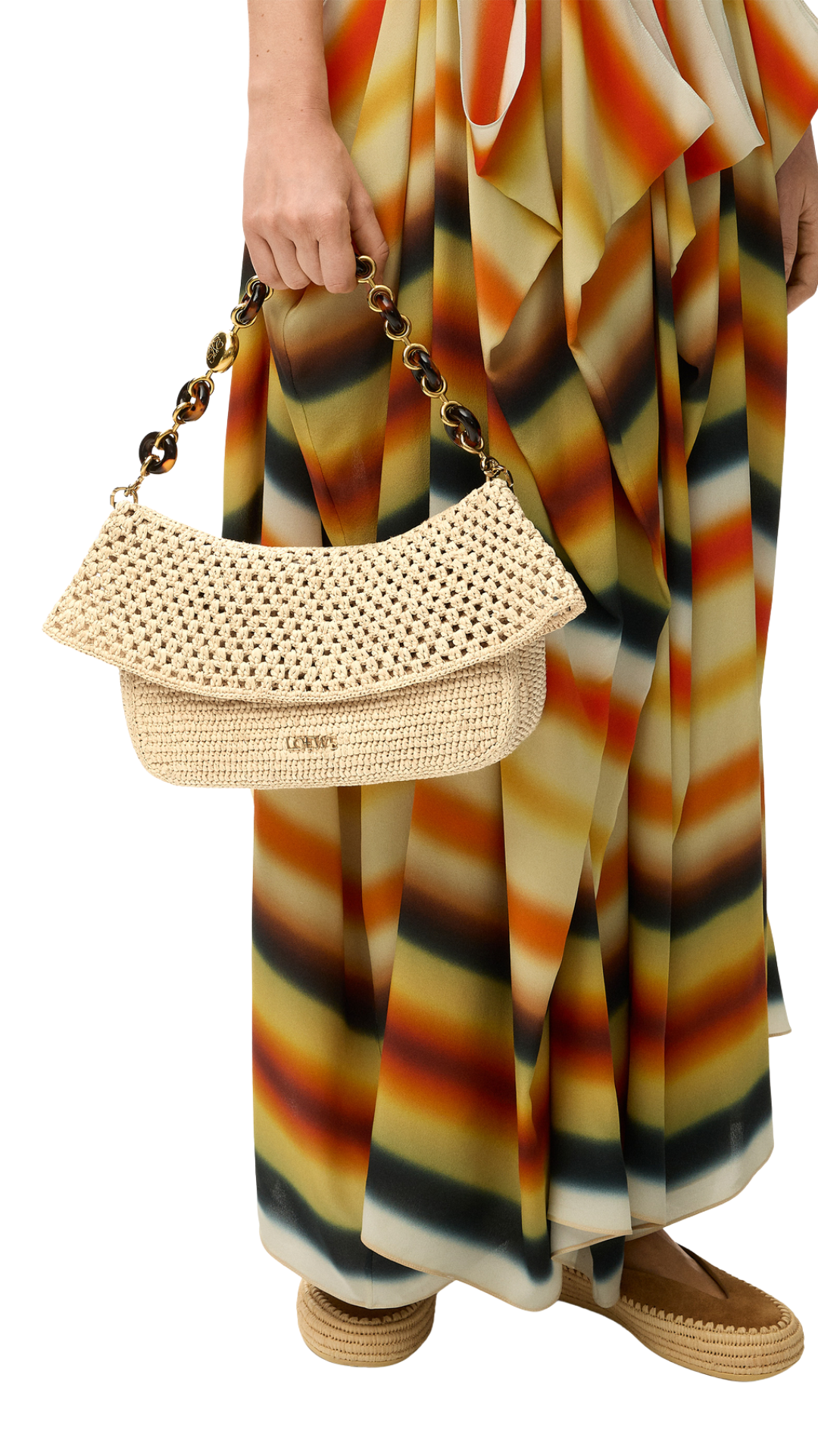 Medium Ola Bag in Natural Raffia