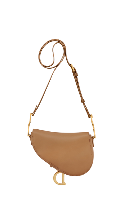 Mini Saddle Bag in Gold Ligth