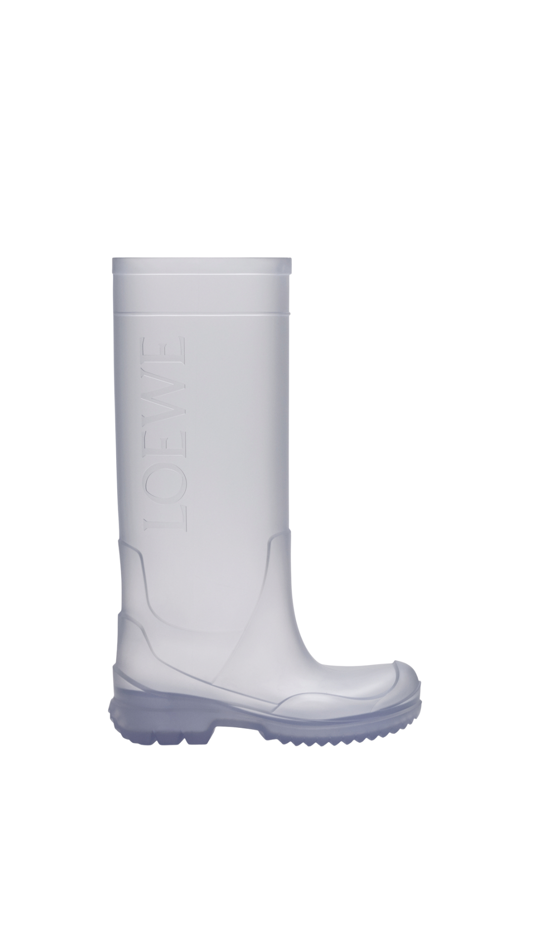 Storm Boot in Transparent Rubber