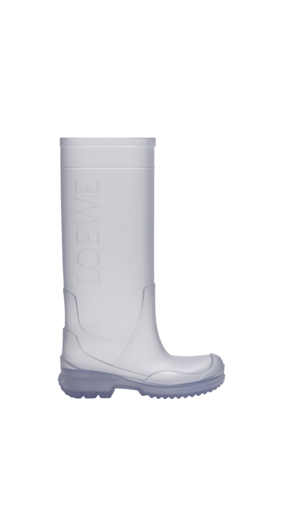 Storm Boot in Transparent Rubber