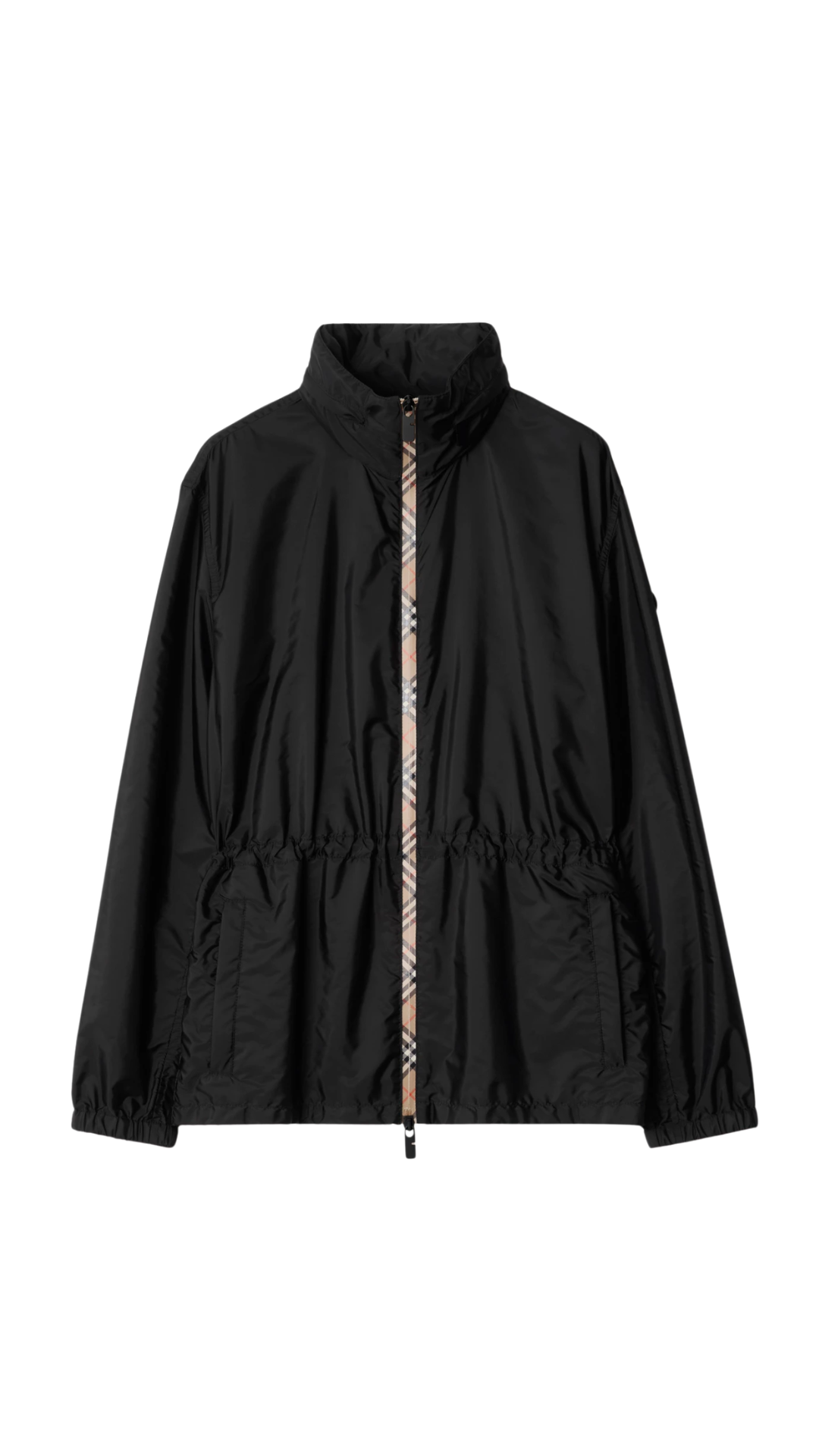 Short Nylon Blackpool Parka in Black