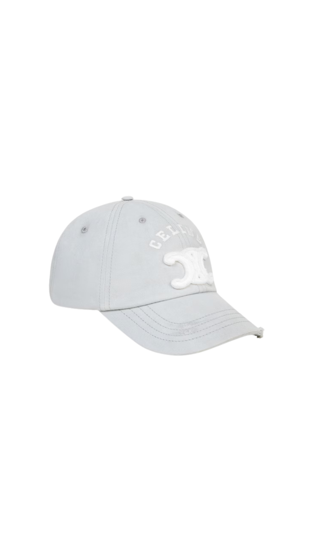 Vivinne Cap in Faded Grey Light Gabardine